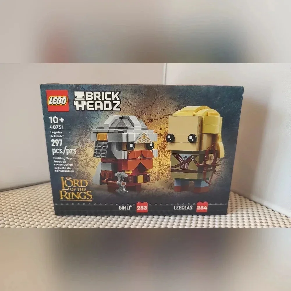 Lego BrickHeadz 40751 Legolas & Gimli Lord of The Rings NWT Building Toy Set